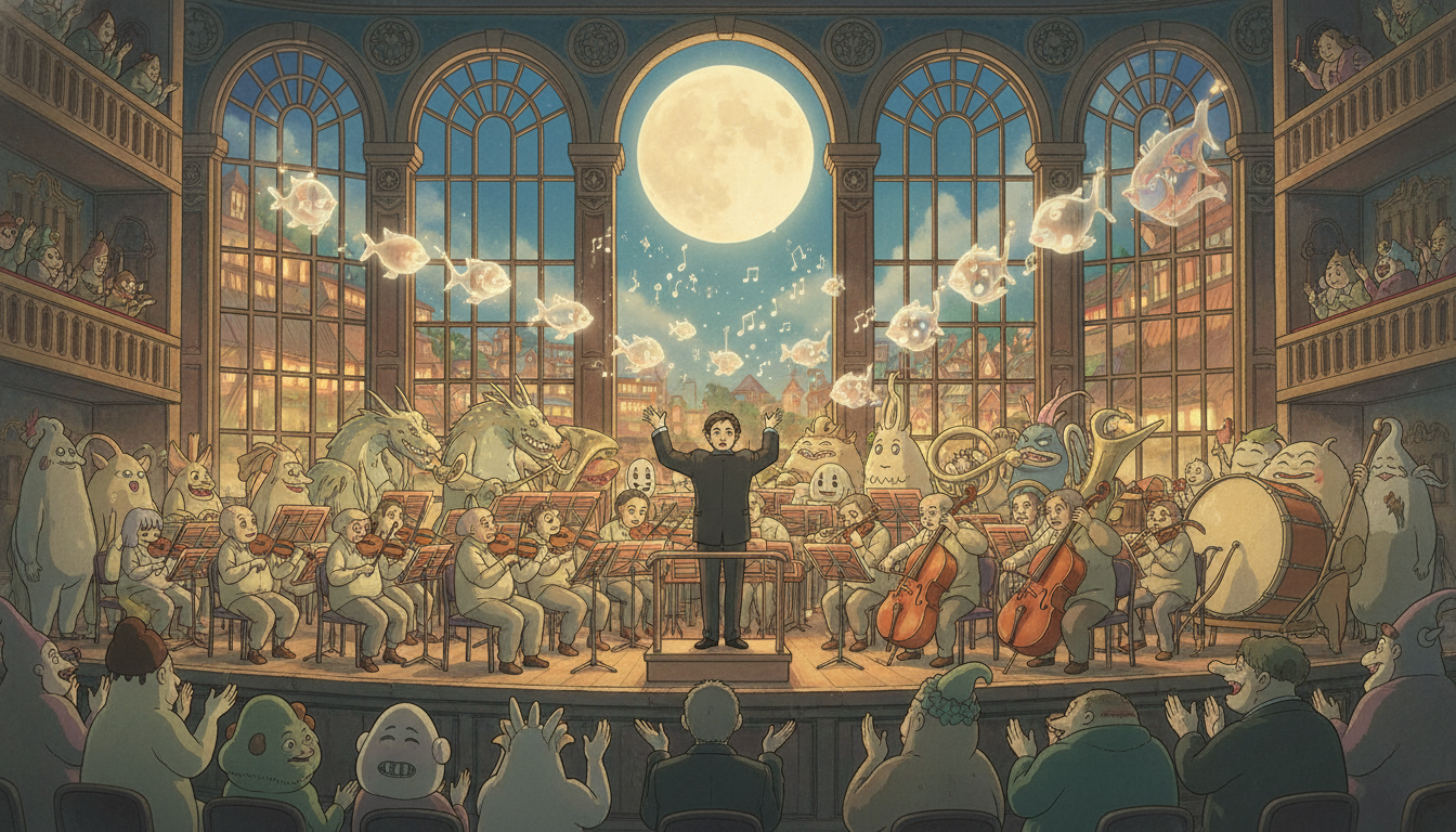 千と千尋の神隠しの音楽は久石譲による全21曲のフルオーケストラ作品