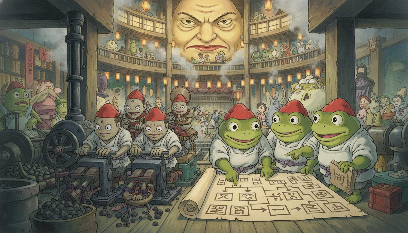 千と千尋の神隠し三兄弟は油屋の中間管理職キャラクター