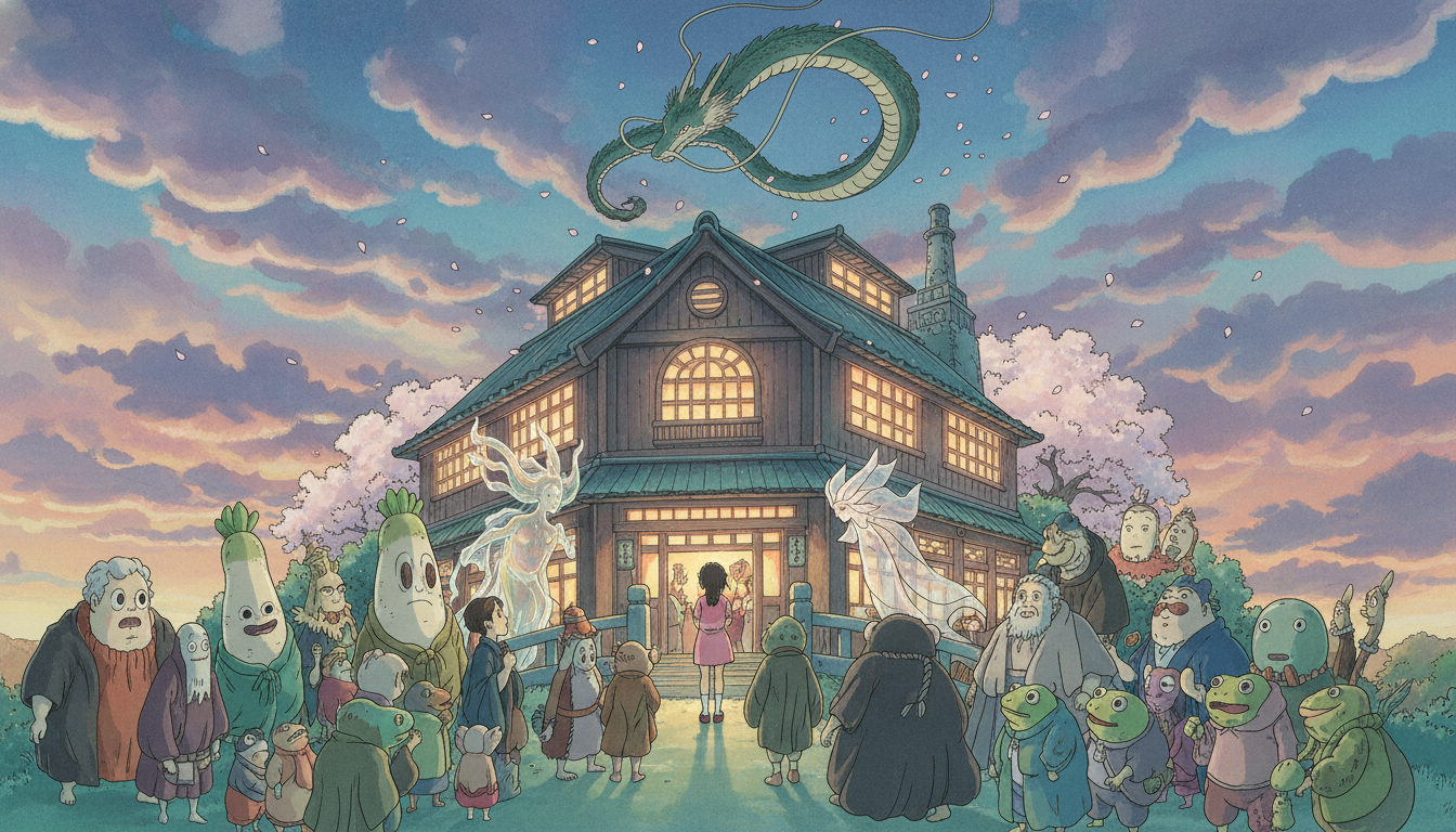 千と千尋の神隠しの八百万の神は日本の神道思想を表現したもの