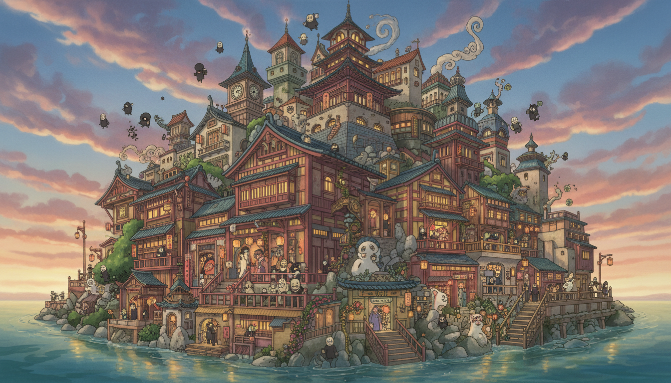 千と千尋の神隠しのモデルが多すぎる理由