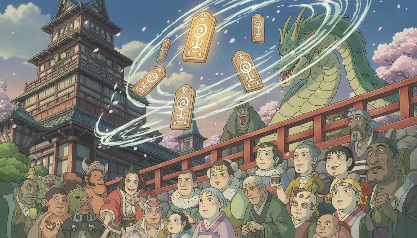 薬湯札は神様への格付けシステムを表す重要な道具