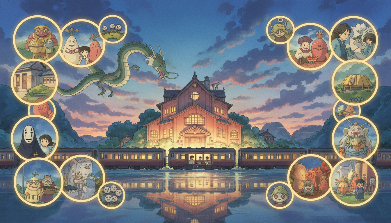 千と千尋の神隠しの挿入歌は全21曲で構成