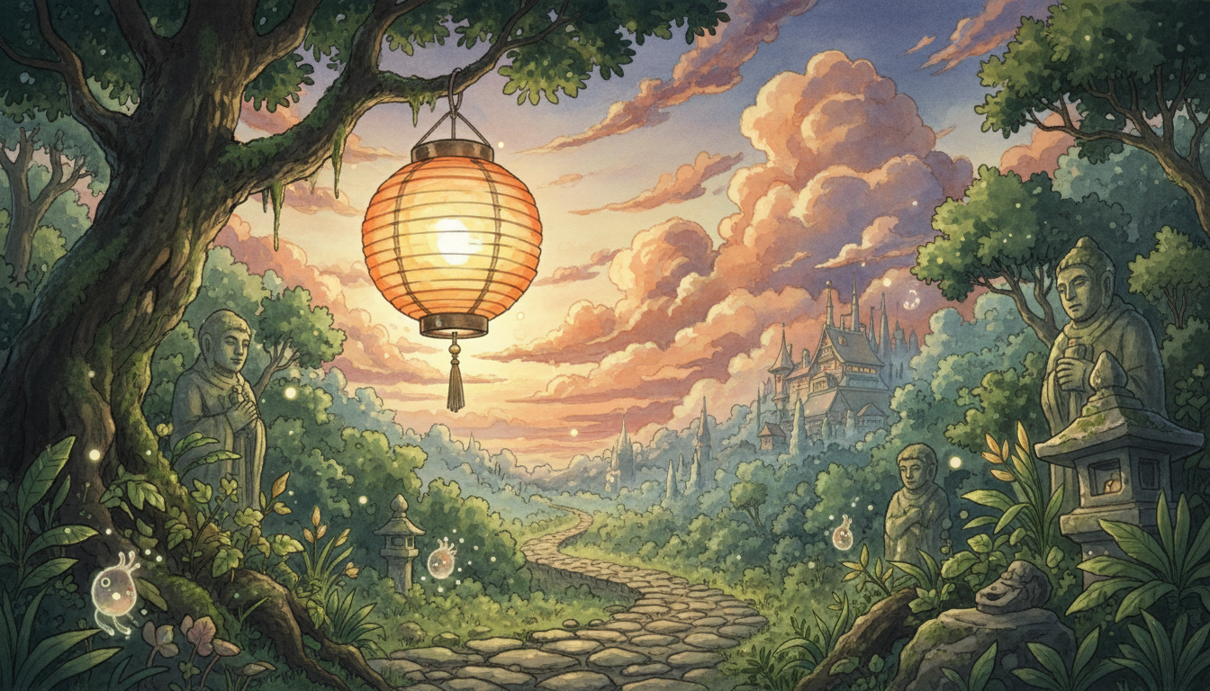千と千尋の神隠しのランプは道案内の神秘的存在