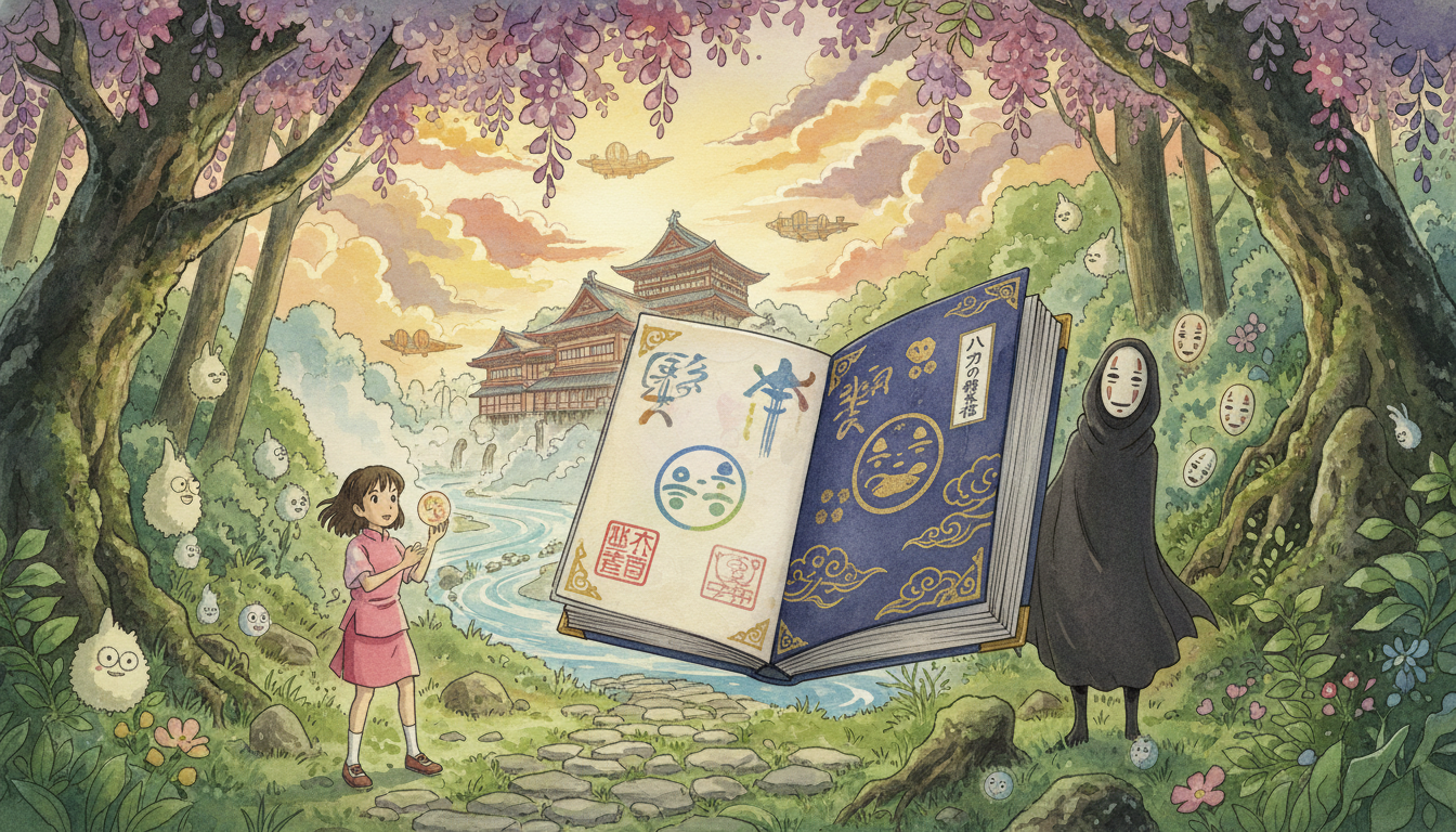 千と千尋の神隠し御朱印帳は「八百万の神様帖」という公式商品