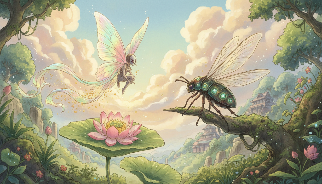 千と千尋の神隠しの変身した虫の正体は2つある