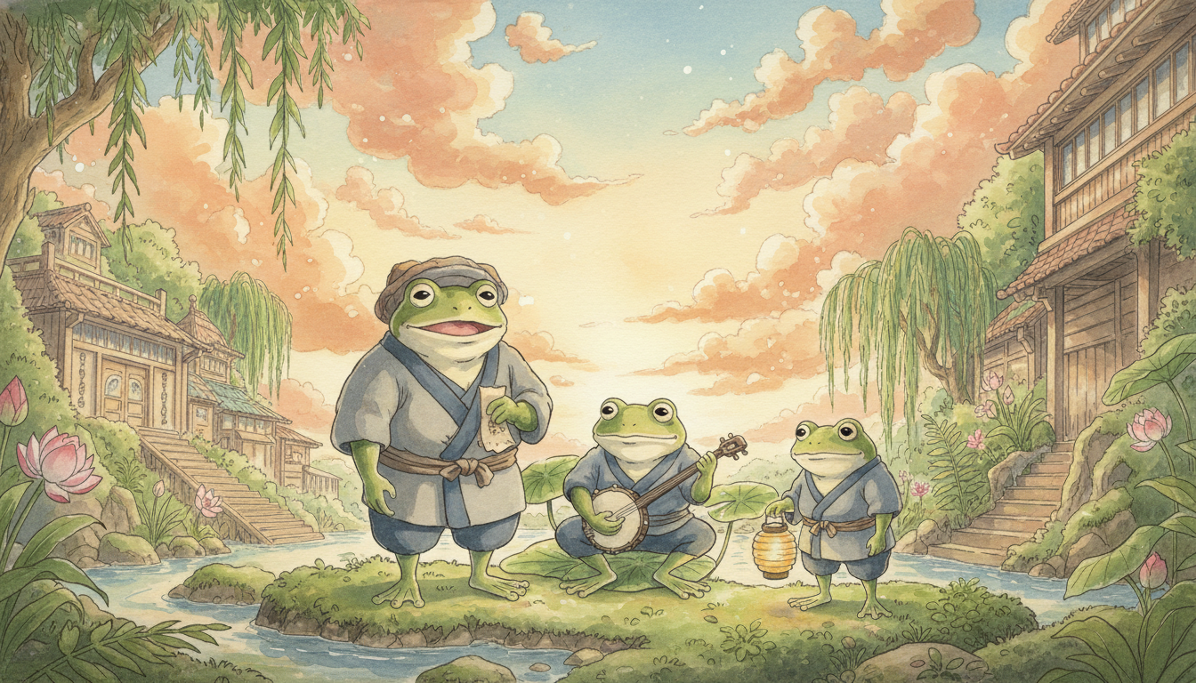 千と千尋の神隠しのカエル声優は3人が担当