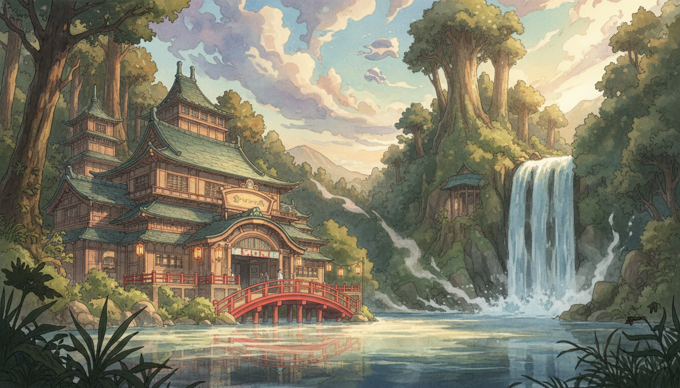 千と千尋の神隠し風の温泉は福井県の「みかた温泉きららの湯」