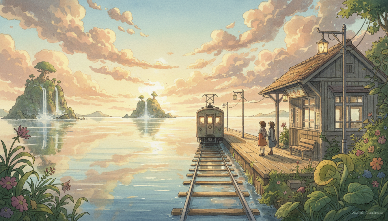 下灘駅は千と千尋の神隠しの非公式聖地スポット