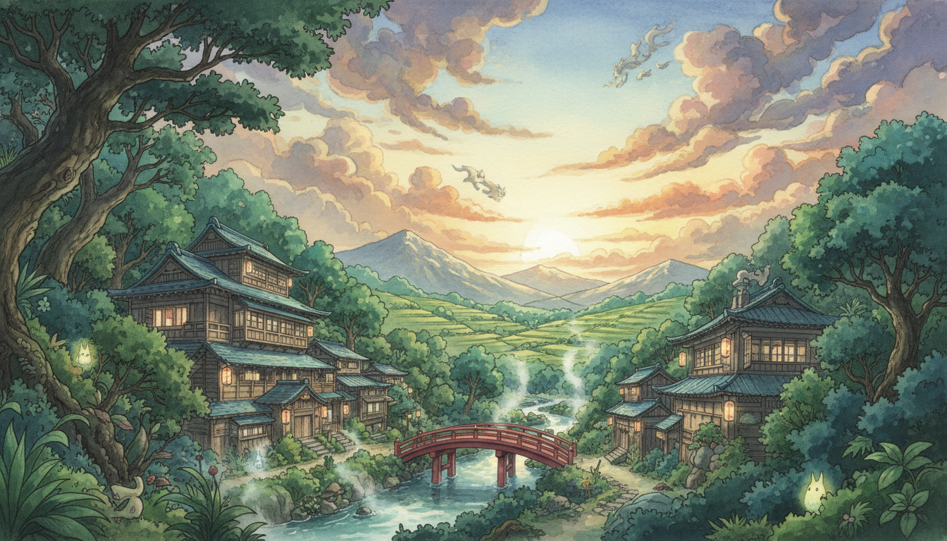 鶴巻温泉は宮崎駿監督の幼少期の思い出の場所