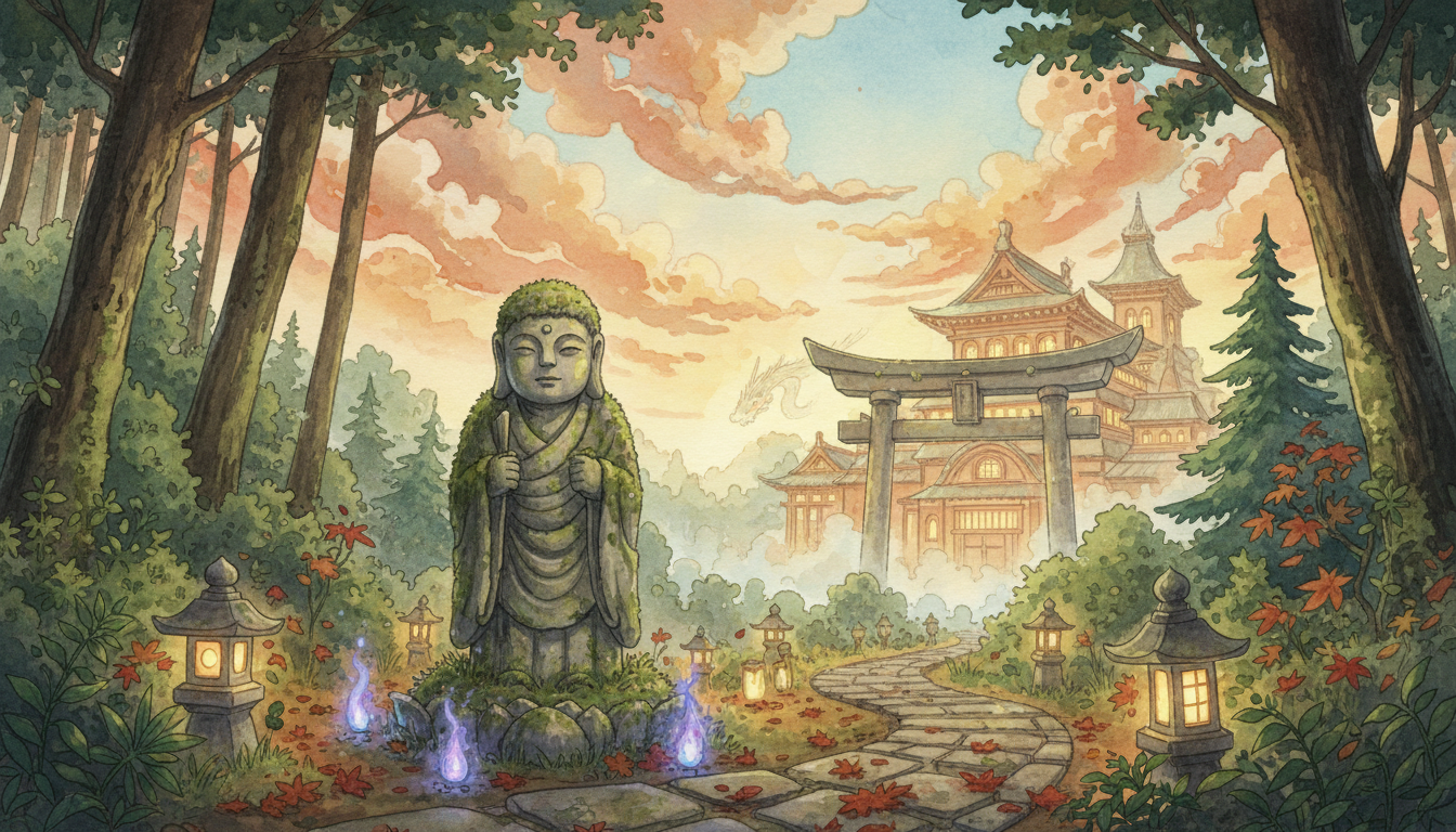 千と千尋の神隠しの地蔵は異世界への案内役