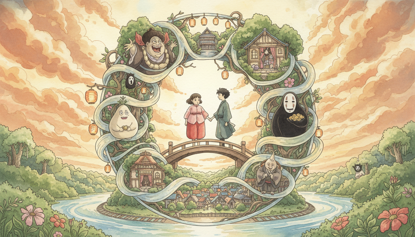 千と千尋の神隠し相関図の基本構造