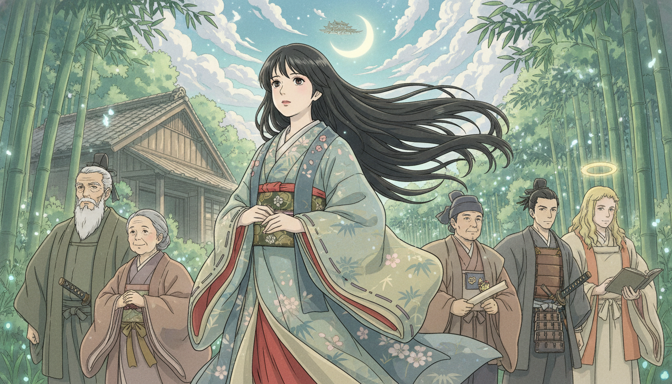 かぐや姫の物語の主要な登場人物とキャラクター