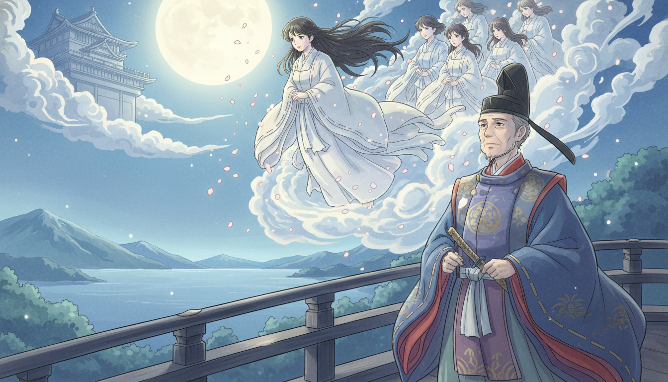 みかどとは時の天皇でかぐや姫の最後の求婚者