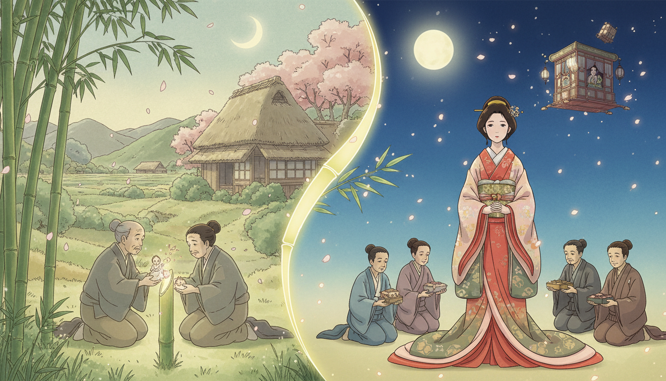 かぐや姫の物語とかぐや姫の基本的な違い