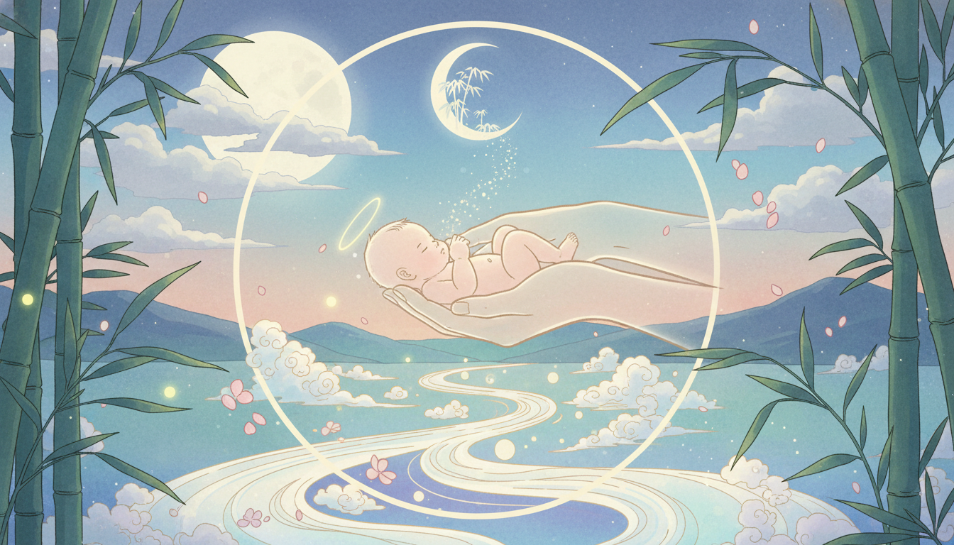 ラストの赤ちゃんは輪廻転生の象徴