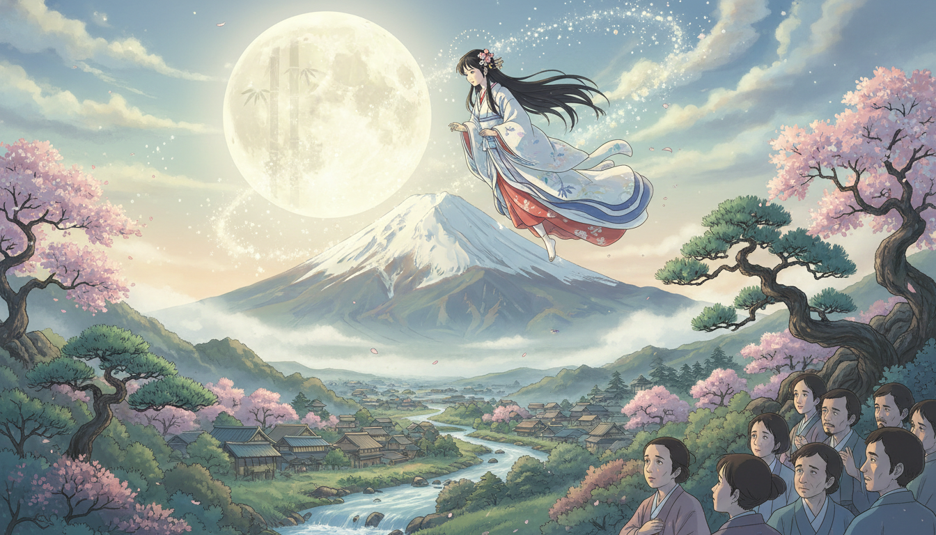 かぐや姫の物語と富士山の関係