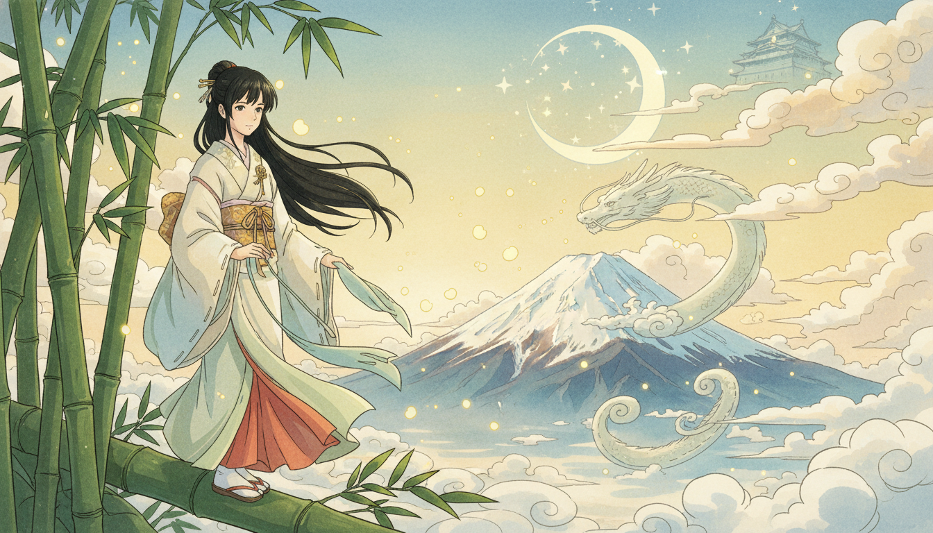 富士山縁起に記されたかぐや姫の物語