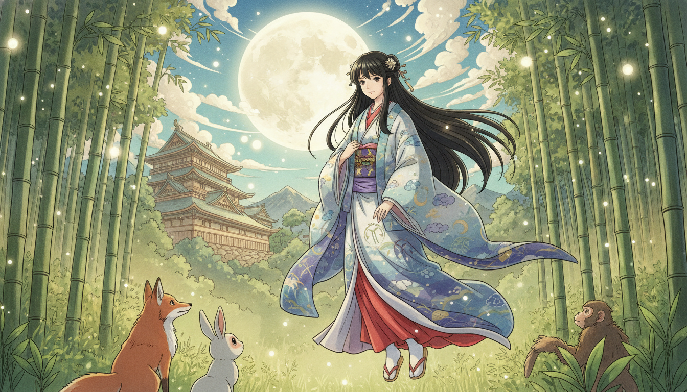 『竹取物語』の基本的なストーリーと特徴