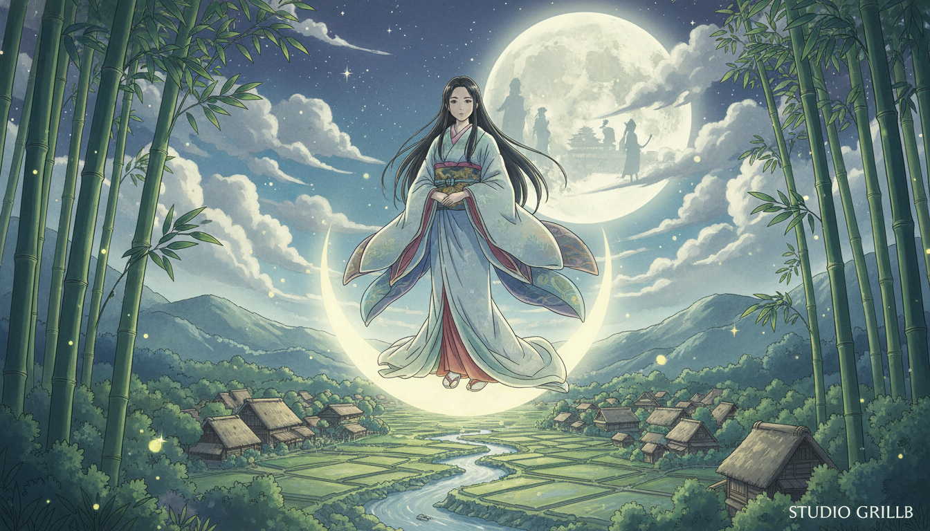 かぐや姫の物語における月の役割