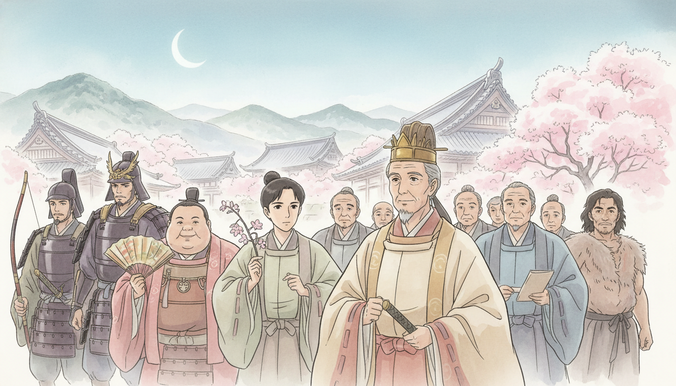 かぐや姫の物語に登場する主な男性キャラクター