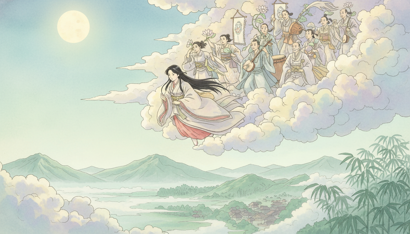 『かぐや姫の物語』における来迎図の表現