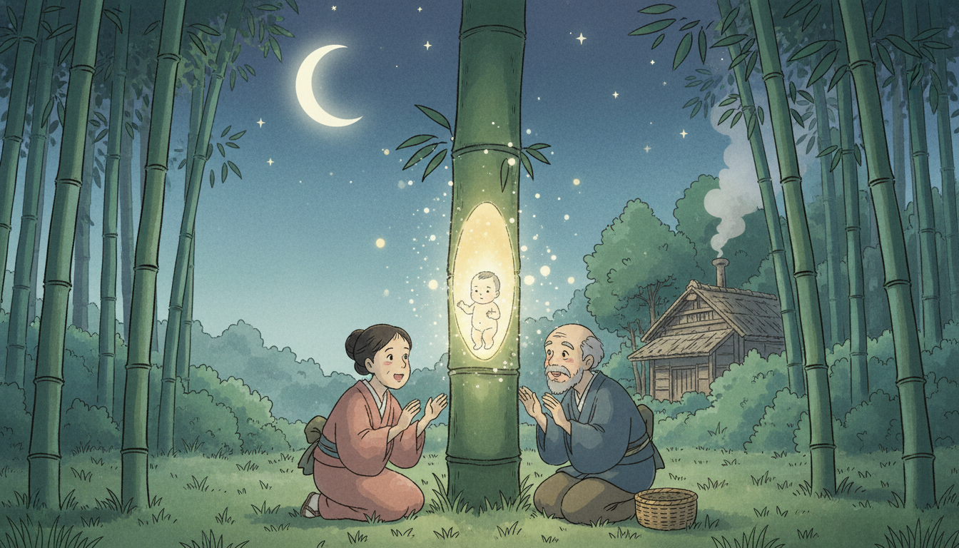 かぐや姫の物語の原作は「竹取物語」