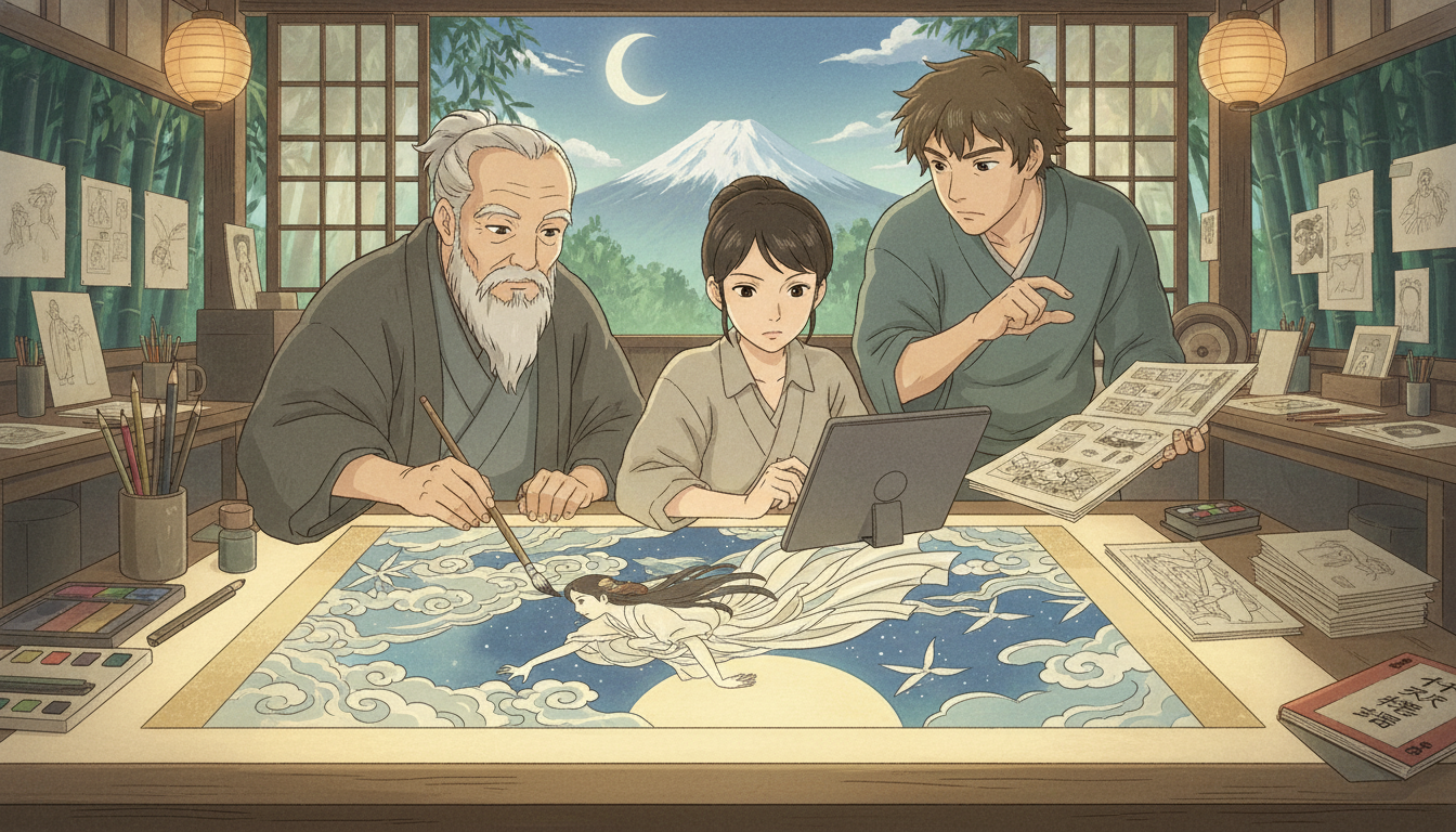 かぐや姫の物語の原画を描いた主要メンバー