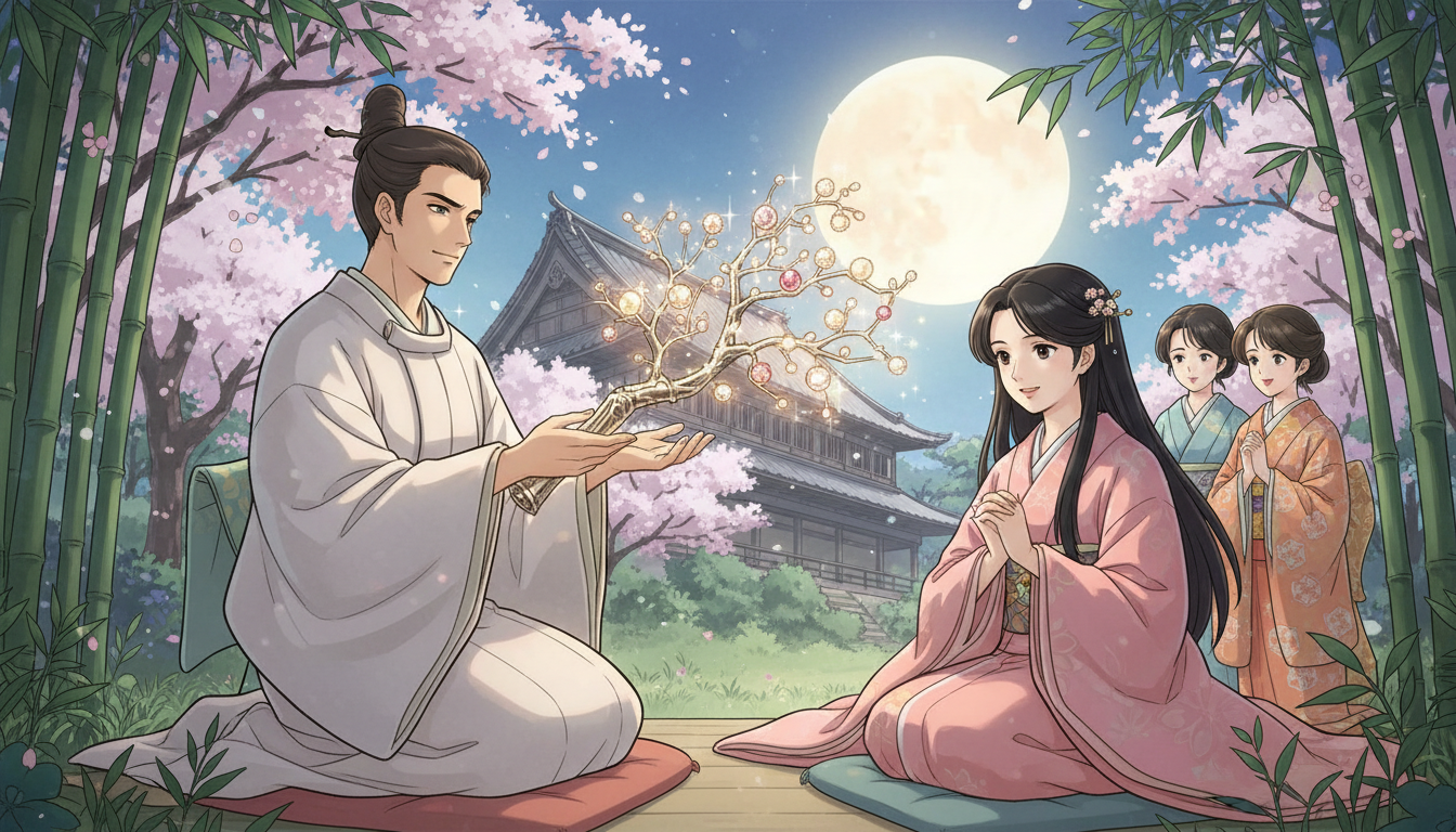 車持皇子はかぐや姫に偽物の宝を献上した求婚者