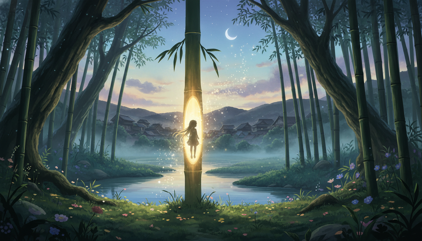 かぐや姫の物語の始まりは「光る竹」からの誕生