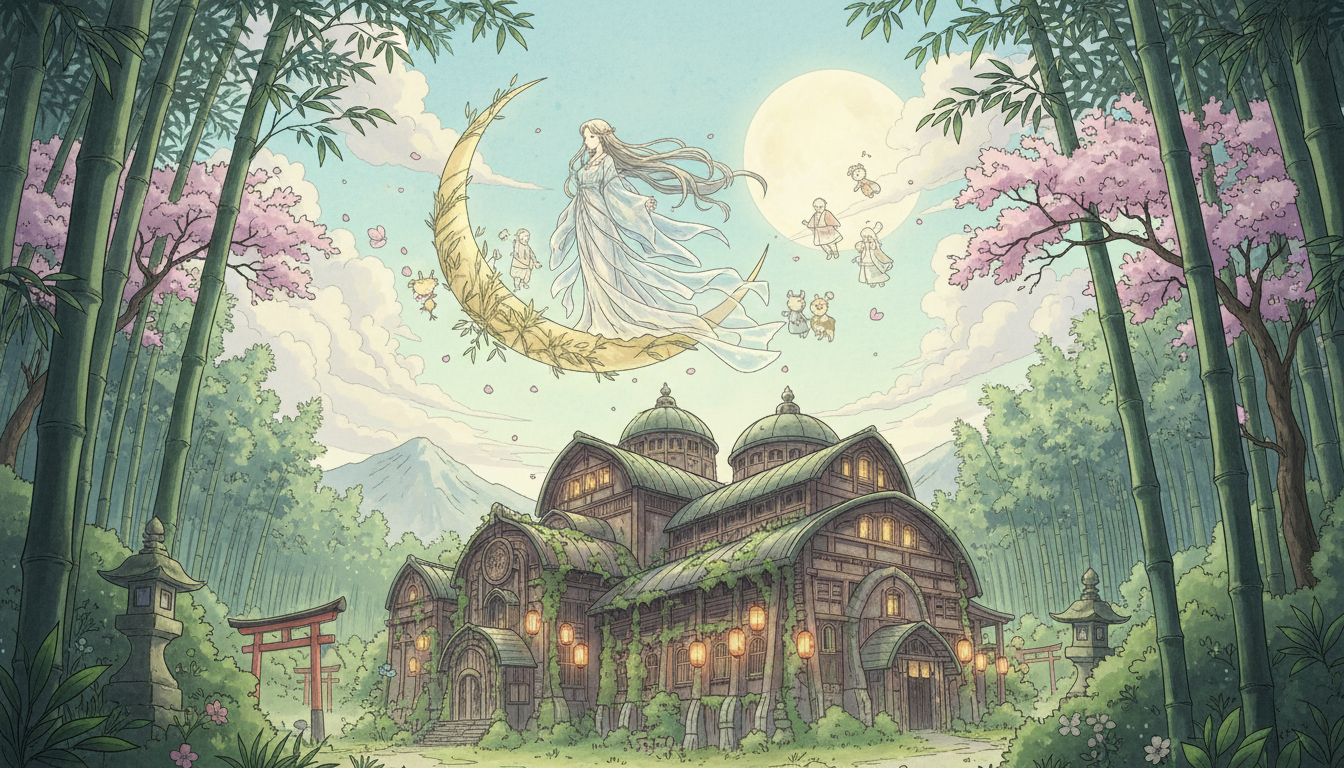 『かぐや姫の物語』はジブリパークの「ジブリの大倉庫」で体験できます