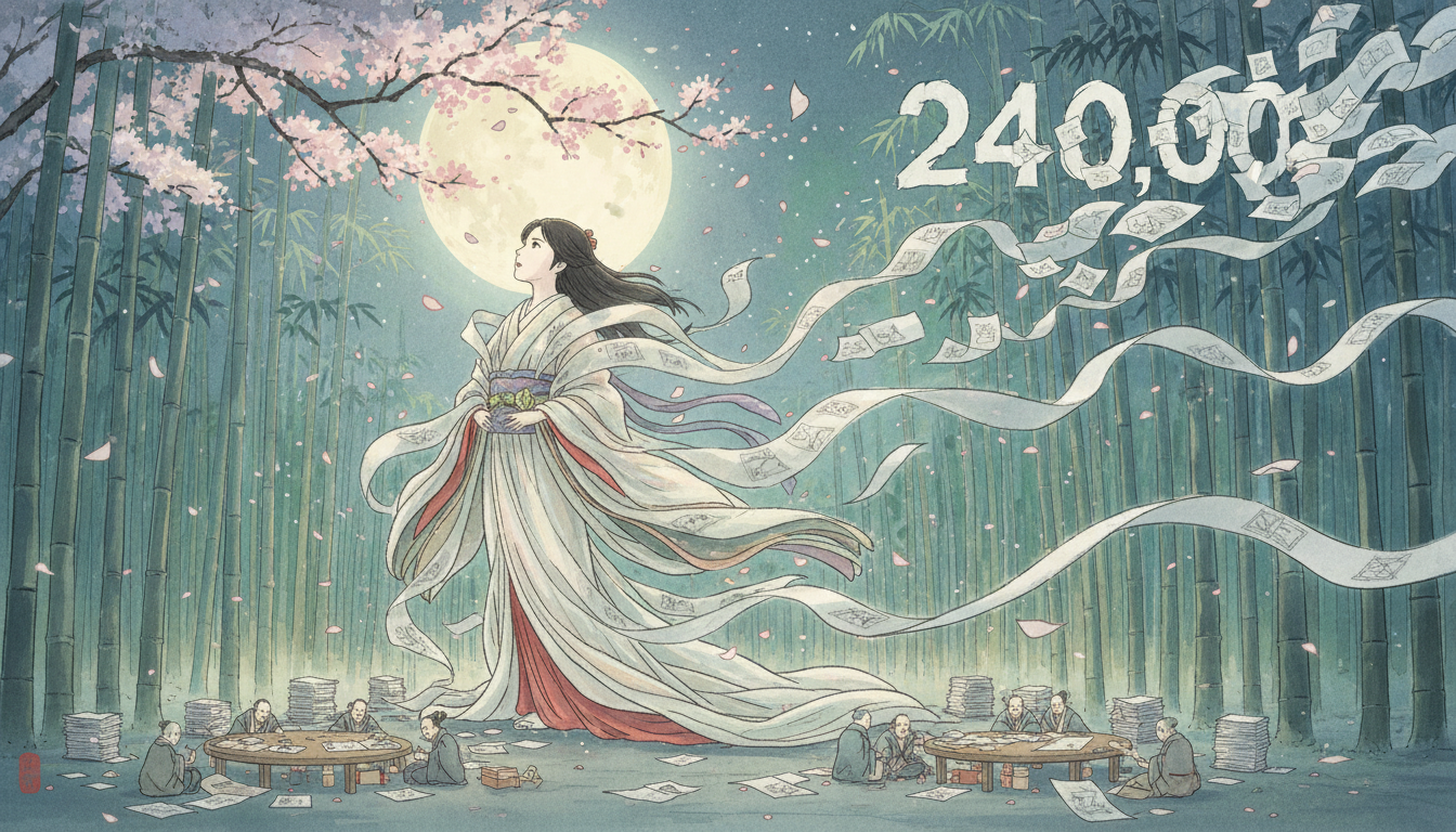 『かぐや姫の物語』の作画枚数は約24万枚