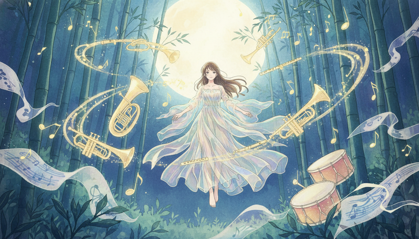 かぐや姫の物語 吹奏楽楽曲の主要作品とは?