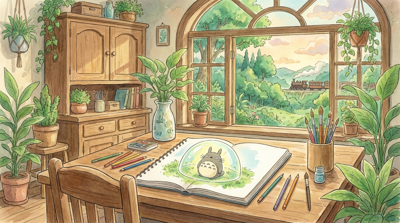 その他のトトロのイラスト