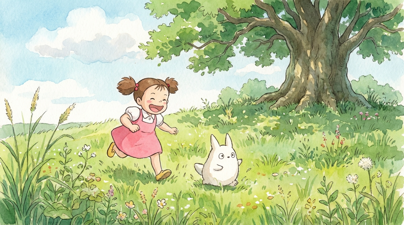 めいちゃんは4歳の元気な女の子