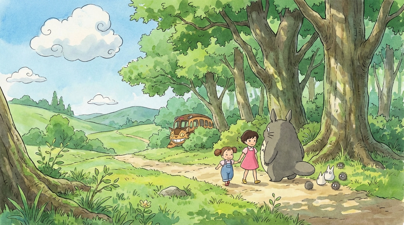 トトロの歌「さんぽ」とは、映画のエンディングソング