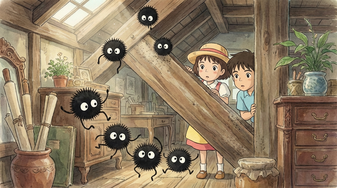 まっくろくろすけの正体とは?