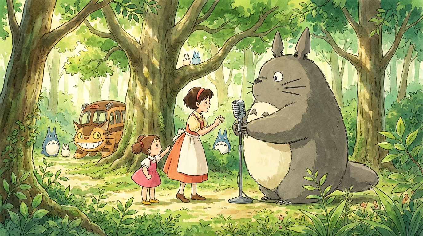 となりのトトロの声優キャスト一覧