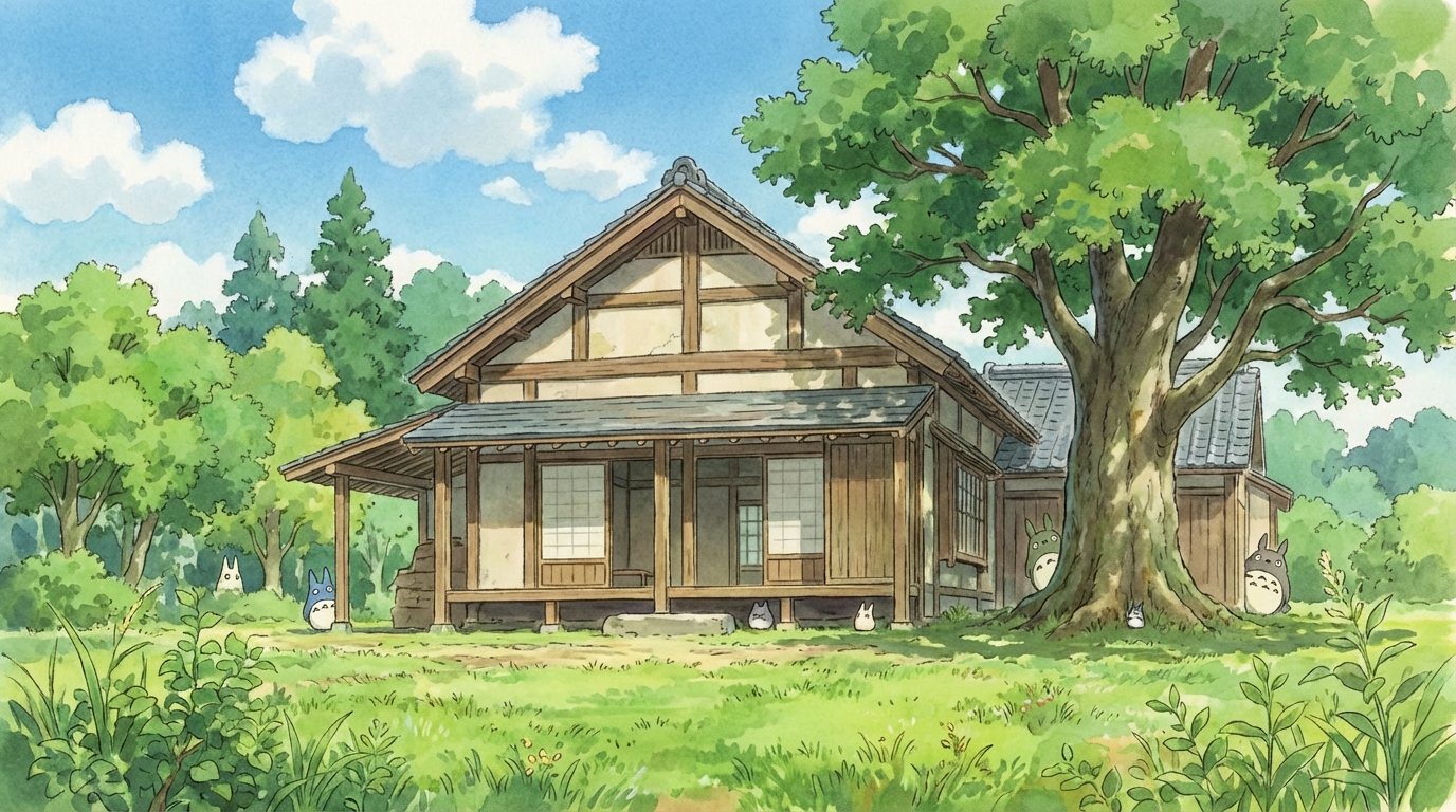 となりのトトロの家の中は「療養用に建てられた別荘」