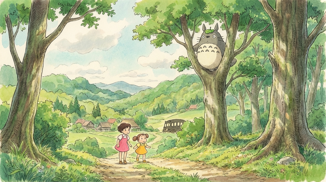 エンディング曲は「となりのトトロ」