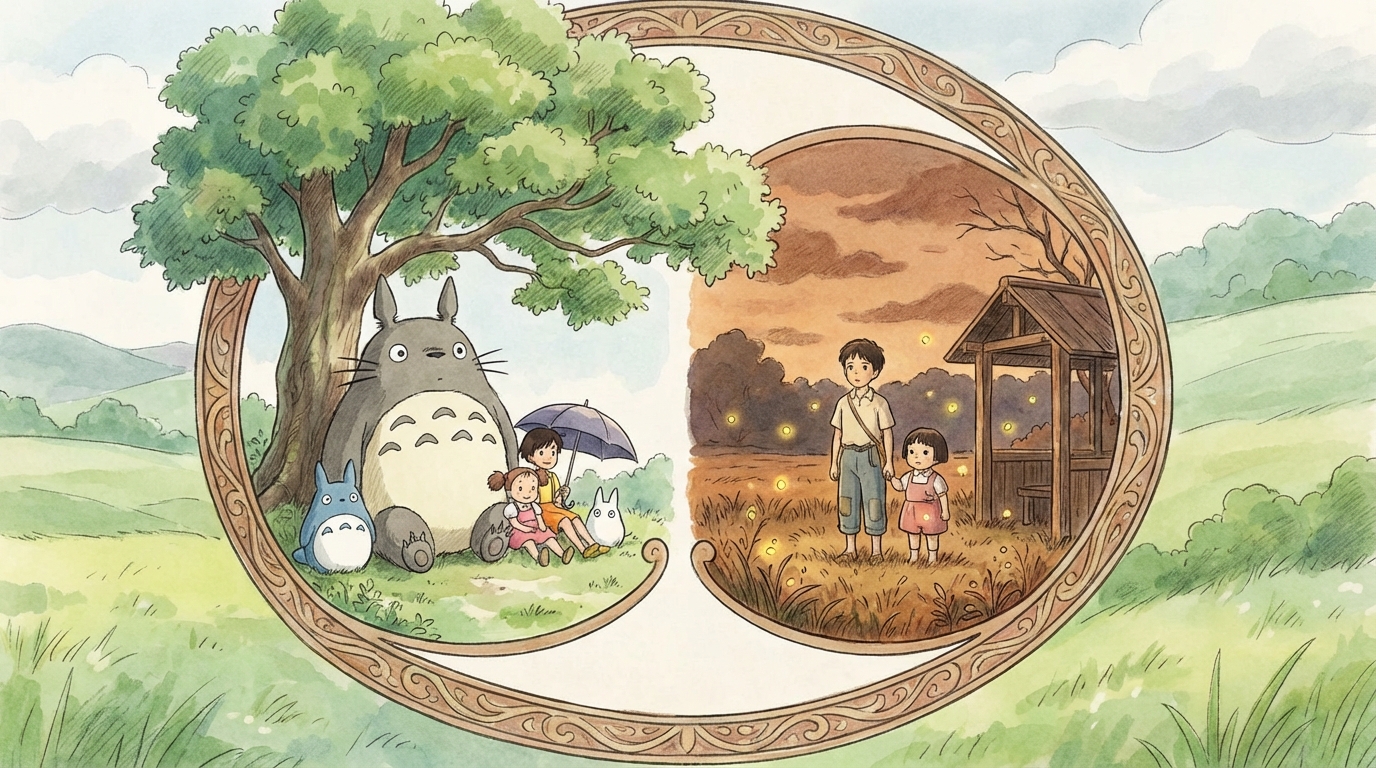 となりのトトロと火垂るの墓の同時上映とは