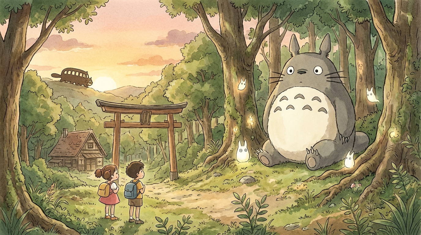 ジブリパークのトトロエリア「どんどこ森」で会える