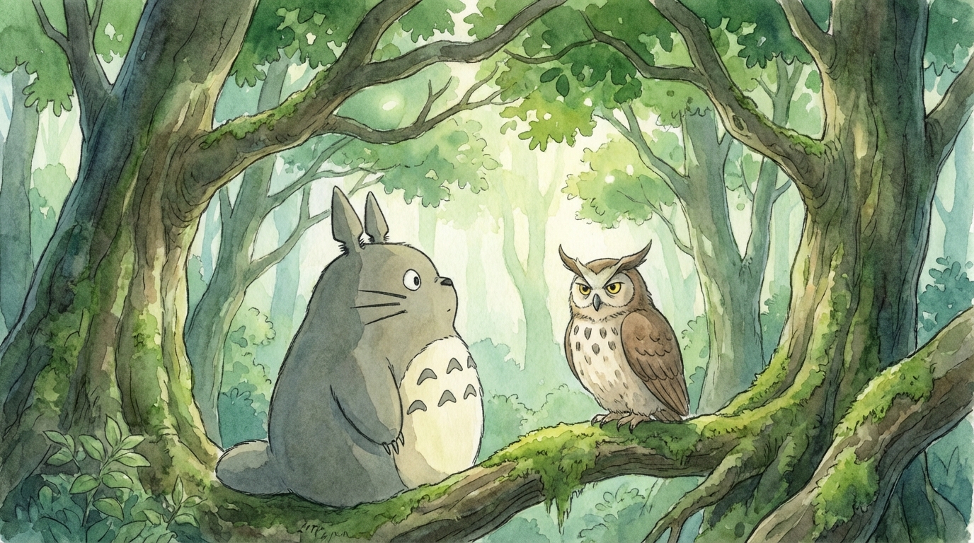 結論：トトロのモデルはミミズクが最有力