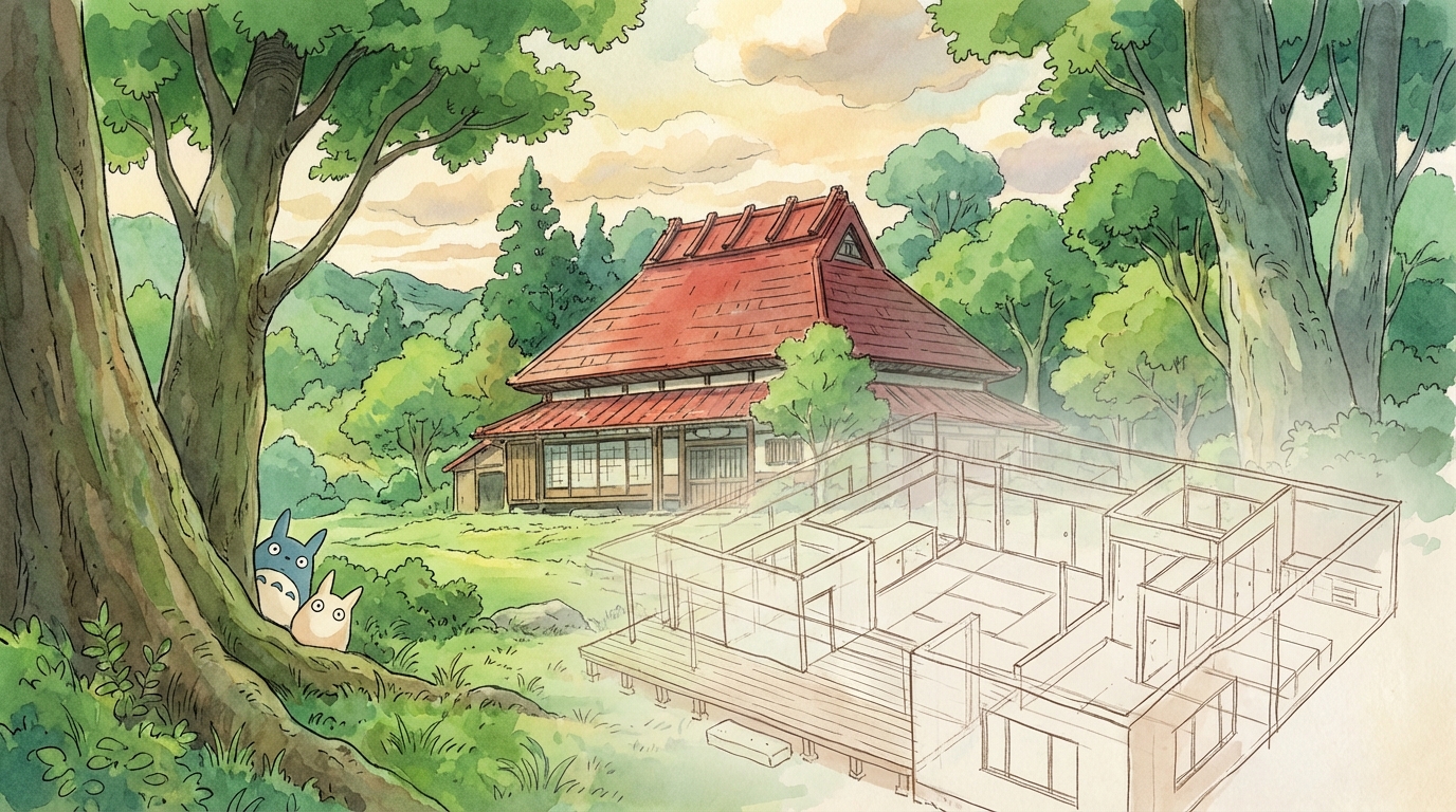 となりのトトロの家の間取り【結論】