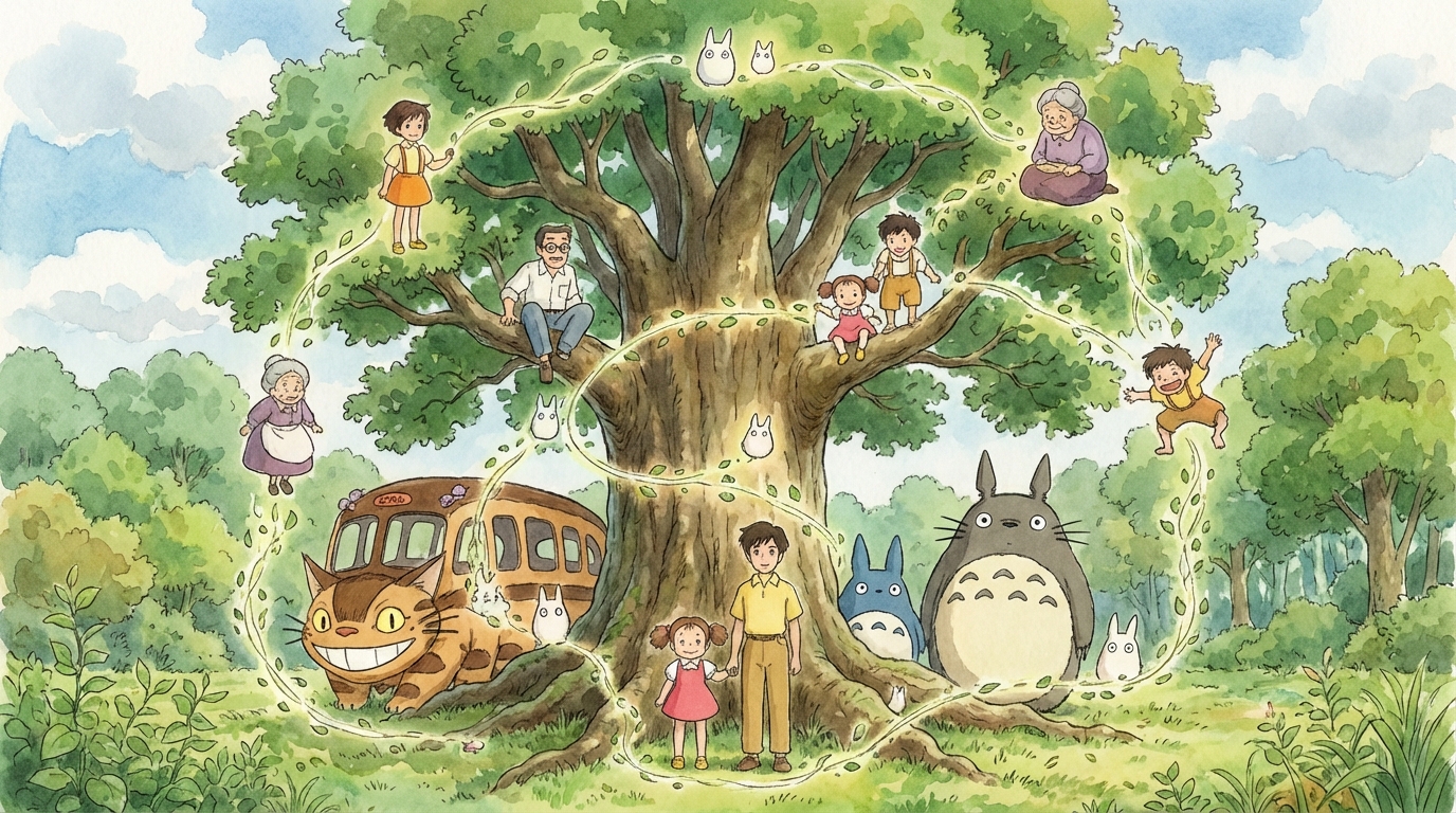 となりのトトロの相関図とは