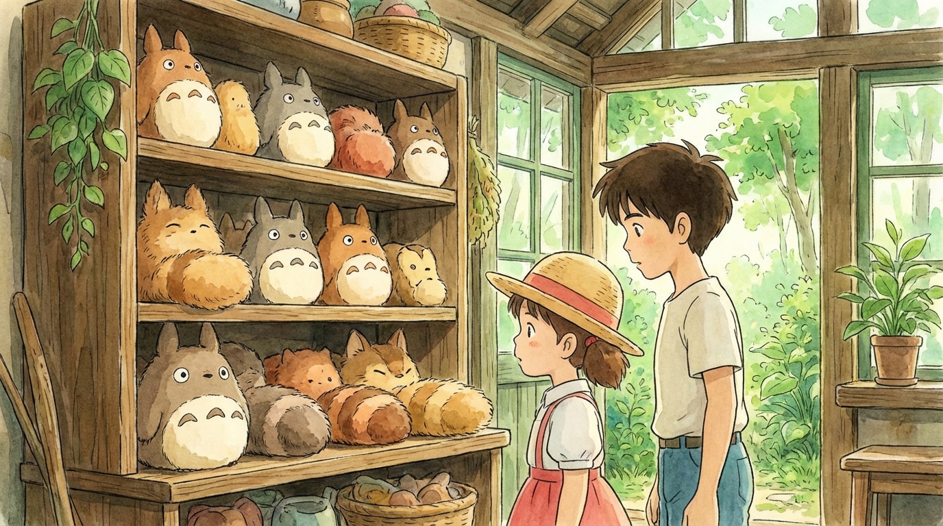 トトロのしっぽグッズとは公式のモフモフアイテム