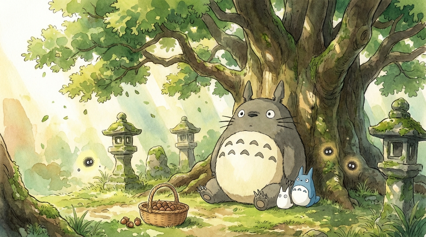 トトロの性別は公式には不明です