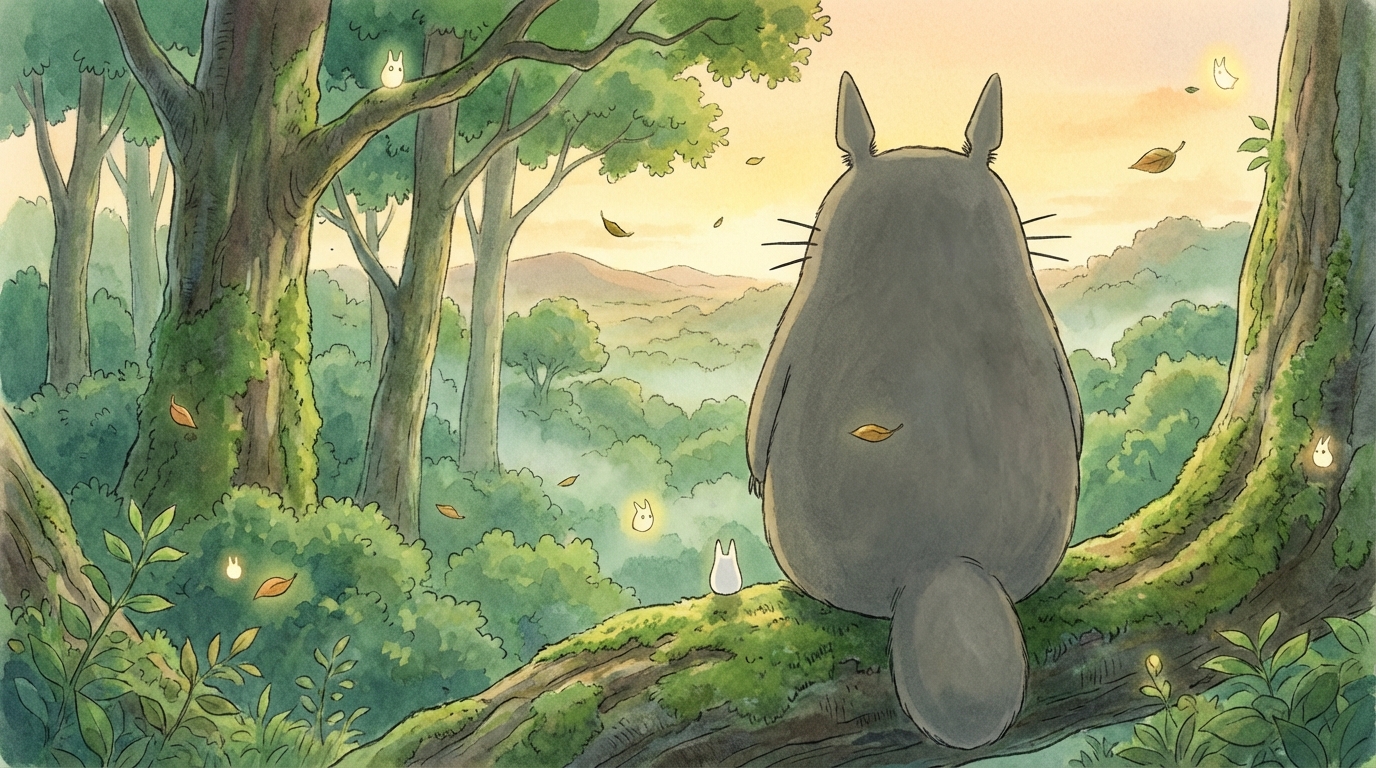 トトロの後ろ姿の魅力とは